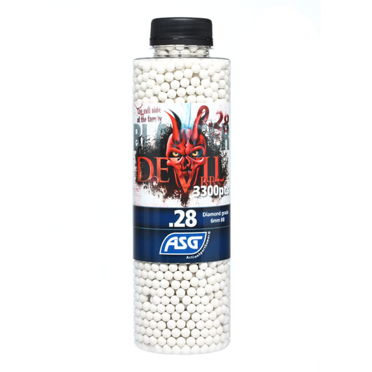 ASG Blaster Devil Diamond Grade BBs 0,28g 3.300er Flasche weiss