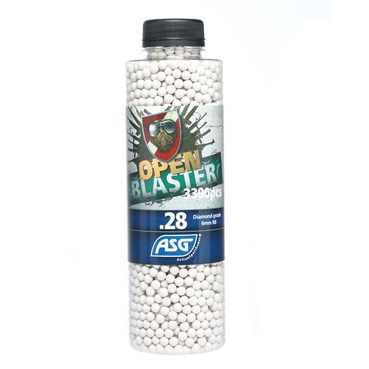 ASG Open Blaster Diamond Grade Bio BBs 0,28g 3.300er Flasche weiss