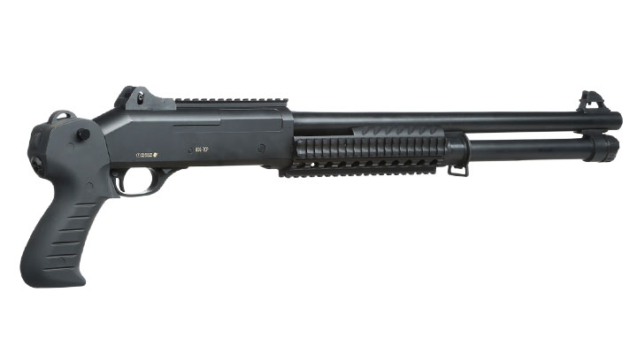 Nuprol Sierra Storm Charlie Tactical Tri-Barrel Shotgun Polymer Springer 6mm BB schwarz Bild 3