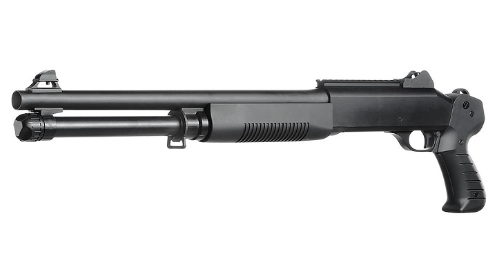 Nuprol Sierra Storm Charlie Tri-Barrel Shotgun Polymer Springer 6mm BB schwarz