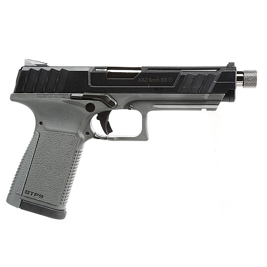 G&G GTP9 Polymer GBB 6mm BB grau / schwarz inkl. Pistolenkoffer Bild 3