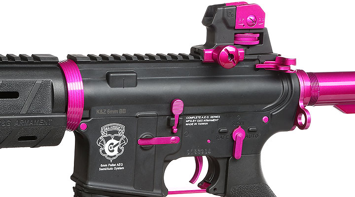 Ersatzteilset G&G GR4 G26 BlowBack Airsoft AEG 6mm BB Pink 'n' Black - Special Edition Bild 7