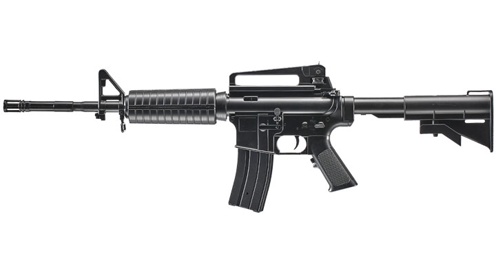 Well M4A1 SWAT Boys-Type Komplettset AEG 6mm BB schwarz Bild 1