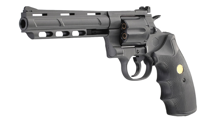 King Arms .357 Magnum Custom I 6 Zoll Revolver Vollmetall CO2 6mm BB schwarz