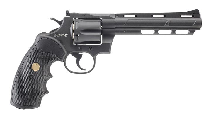 King Arms .357 Magnum Custom I 6 Zoll Revolver Vollmetall CO2 6mm BB schwarz Bild 2