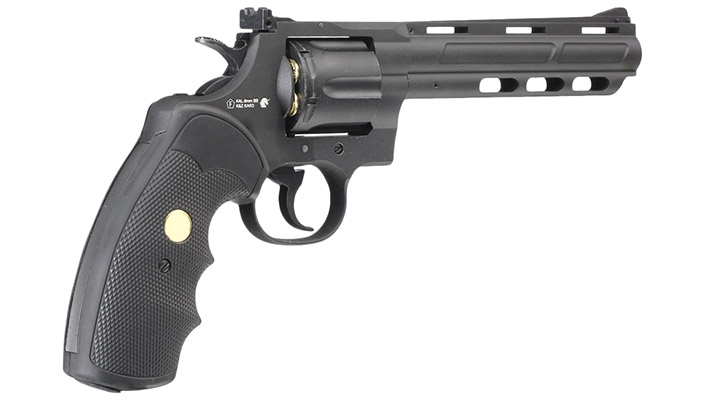 King Arms .357 Magnum Custom I 6 Zoll Revolver Vollmetall CO2 6mm BB schwarz Bild 4