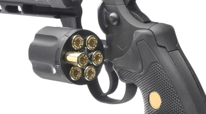 King Arms .357 Magnum Custom I 6 Zoll Revolver Vollmetall CO2 6mm BB schwarz Bild 6