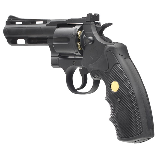 King Arms .357 Magnum Custom I 4 Zoll Revolver Vollmetall CO2 6mm BB schwarz Bild 3