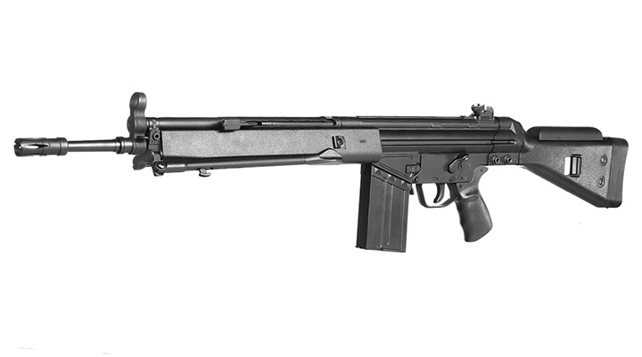 Classic Army G3 SG1 mit Zweibein Vollmetall S-AEG 6mm BB schwarz