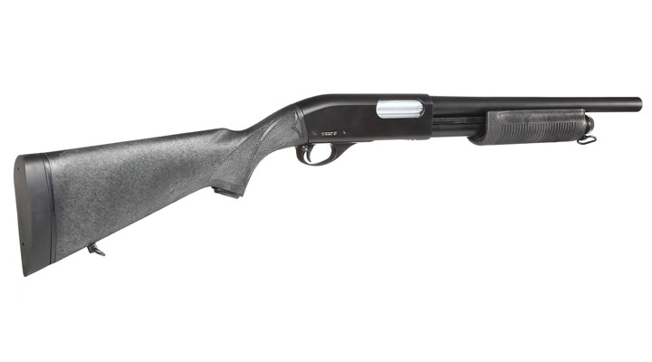 Maruzen M870 Standard Pump Action Gas Shotgun mit Hlsenauswurf 6mm BB schwarz Bild 3