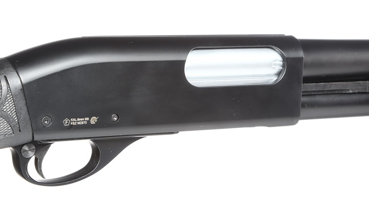 Maruzen M870 Standard Pump Action Gas Shotgun mit Hlsenauswurf 6mm BB schwarz Bild 7