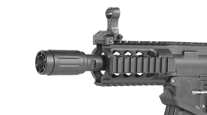 King Arms PDW 9mm SBR Shorty Polymergehuse S-AEG 6mm BB schwarz Bild 6