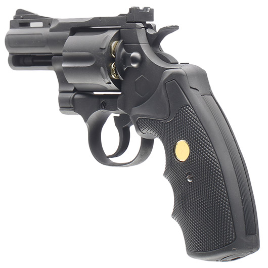 King Arms .357 Magnum Custom I 2.5 Zoll Revolver Vollmetall CO2 6mm BB schwarz Bild 3