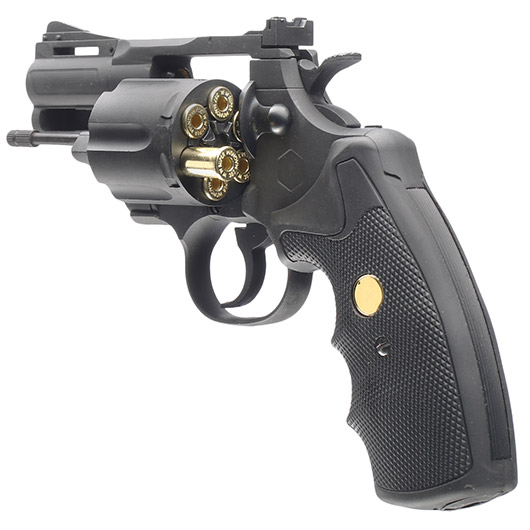 King Arms .357 Magnum Custom I 2.5 Zoll Revolver Vollmetall CO2 6mm BB schwarz Bild 5