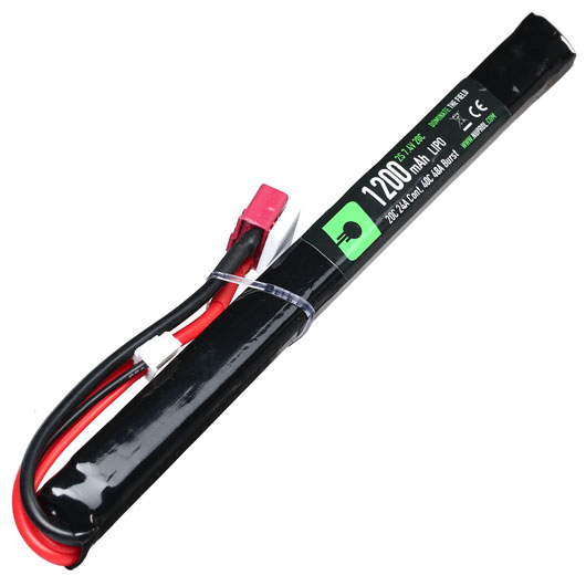 Nuprol Power Series LiPo Akku 7,4V 1200mAh 20C / 40C Slim Stick-Type m. Deans Anschluss