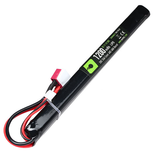 Nuprol Power Series LiPo Akku 11,1V 1200mAh 20C / 40C Slim Stick-Type m. Deans Anschluss