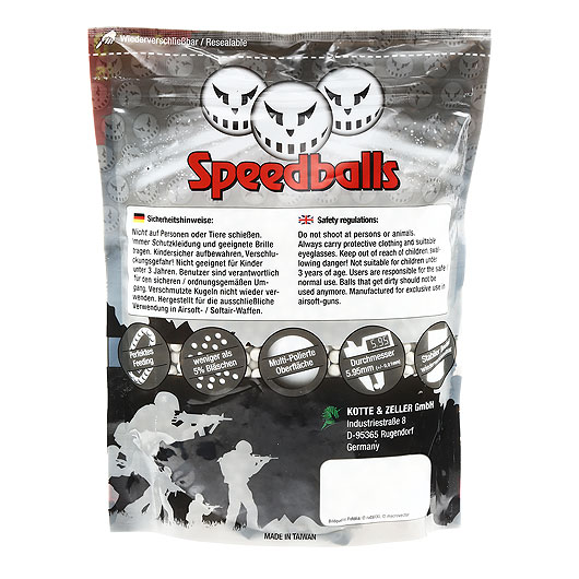 Speedballs Pro Tournament BBs 0.30g 4.000er Beutel weiss Bild 1