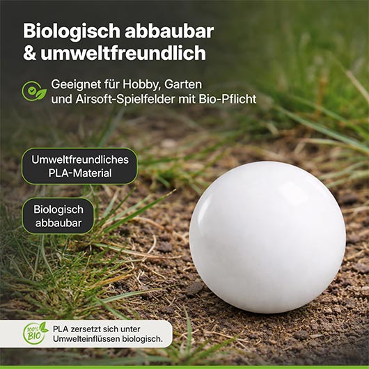 Speedballs Bio Tournament BBs 0.12g 4.000er Beutel elfenbein Bild 4