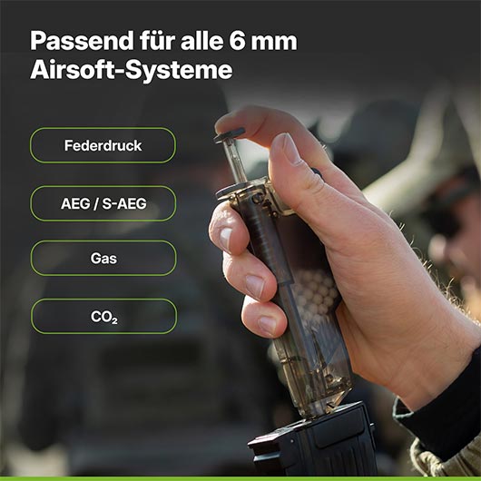 Speedballs Bio Tournament BBs 0.28g 4.000er Beutel wei� Airsoftkugeln Bild 5