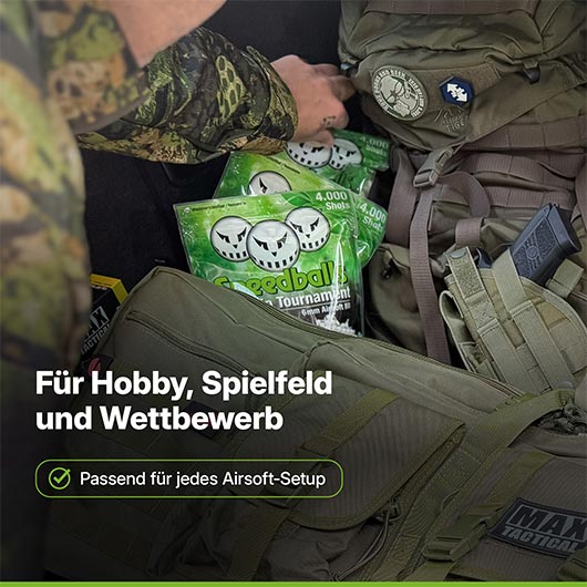 Speedballs Bio Tournament BBs 0.32g 4.000er Beutel weiss Bild 6