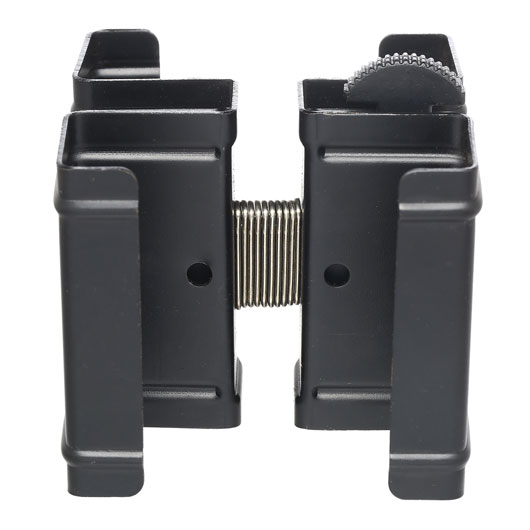 Classic Army AK / G3 / M4 / M16 / FA-MAS Dual-Magazinklammer / Mag Coupler schwarz Bild 3