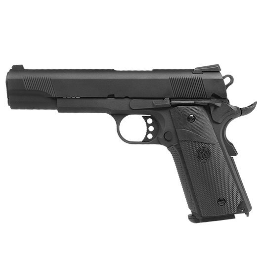 KLI M1911 MEU Vollmetall GBB 6mm BB schwarz Bild 1