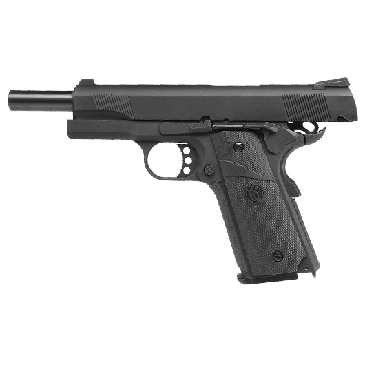 KLI M1911 MEU Vollmetall GBB 6mm BB schwarz Bild 2