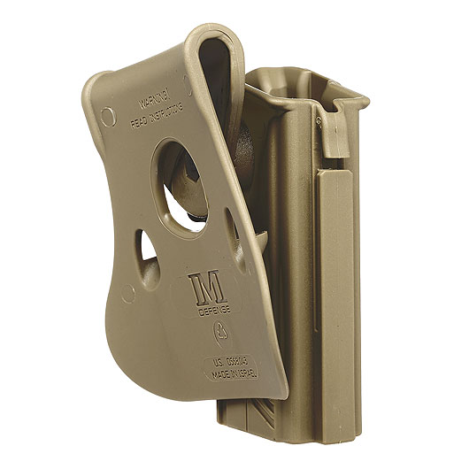 IMI Defense Level 2 Holster Kunststoff Paddle fr Taurus 24/7 G2 FS / Compact Modelle Links Tan Bild 3