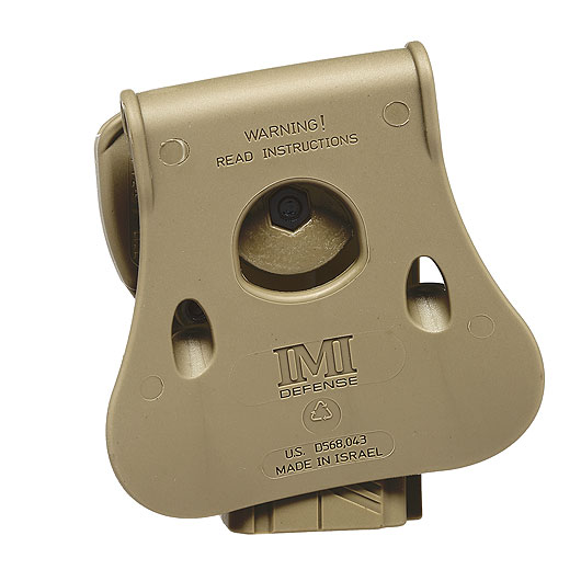 IMI Defense Level 2 Holster Kunststoff Paddle fr Taurus 24/7 G2 FS / Compact Modelle Links Tan Bild 4