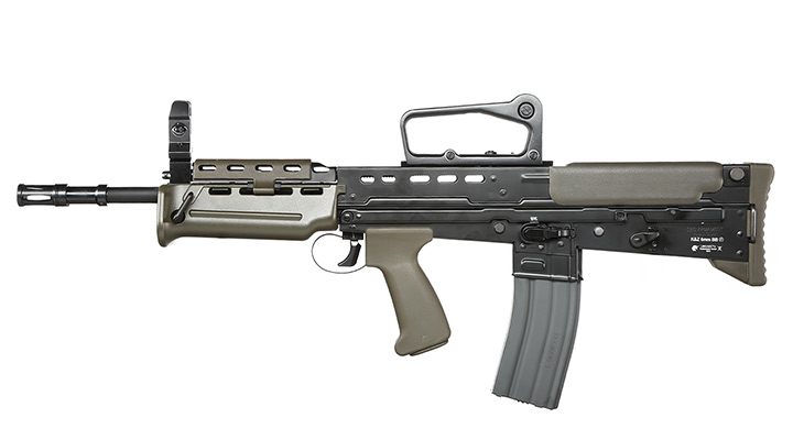 G&G L85 Carbine ETU-Mosfet BlowBack Vollmetall S-AEG 6mm BB oliv / schwarz Bild 1