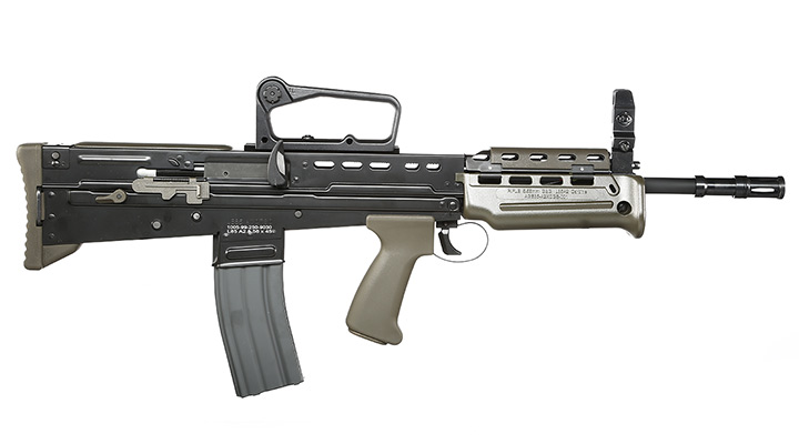 G&G L85 Carbine ETU-Mosfet BlowBack Vollmetall S-AEG 6mm BB oliv / schwarz Bild 2