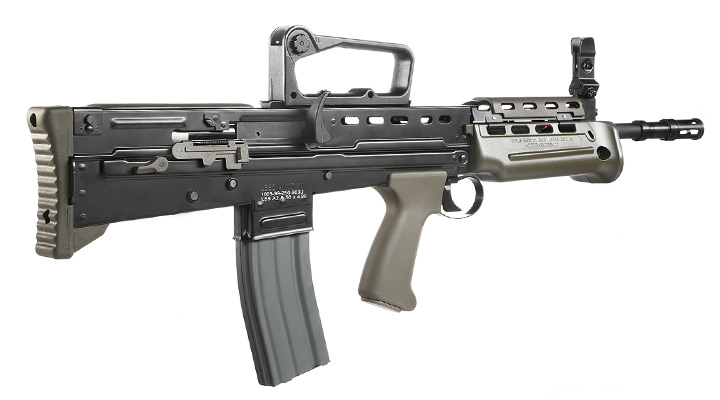 G&G L85 Carbine ETU-Mosfet BlowBack Vollmetall S-AEG 6mm BB oliv / schwarz Bild 3