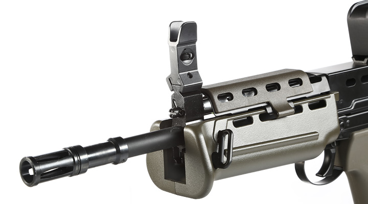 G&G L85 Carbine ETU-Mosfet BlowBack Vollmetall S-AEG 6mm BB oliv / schwarz Bild 5