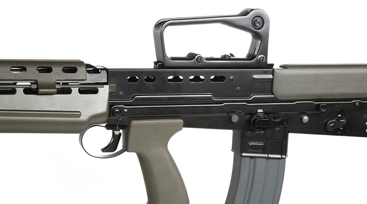 G&G L85 Carbine ETU-Mosfet BlowBack Vollmetall S-AEG 6mm BB oliv / schwarz Bild 6