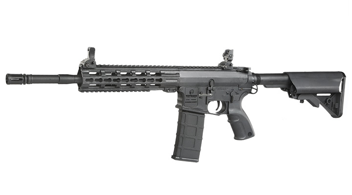 Tippmann M4 Commando 14.5 Carbine KeyMod Polymer S-AEG 6mm BB schwarz