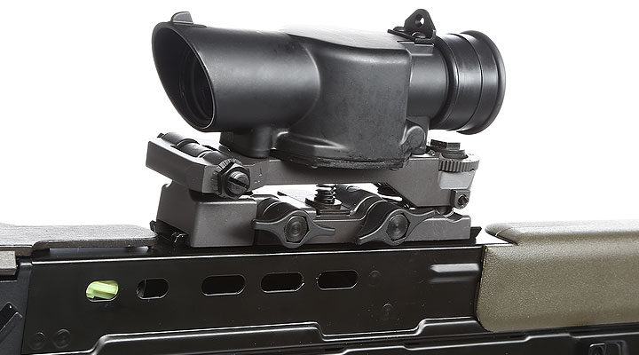 G&G L85 AFV ETU-Mosfet BlowBack Vollmetall S-AEG 6mm BB oliv / schwarz Bild 6