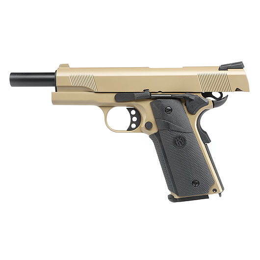 KLI M1911 MEU Vollmetall GBB 6mm BB Desert Tan Bild 2