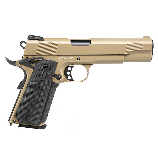 KLI M1911 MEU Vollmetall GBB 6mm BB Desert Tan Bild 3