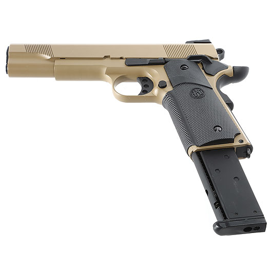 KLI M1911 MEU Vollmetall GBB 6mm BB Desert Tan Bild 5