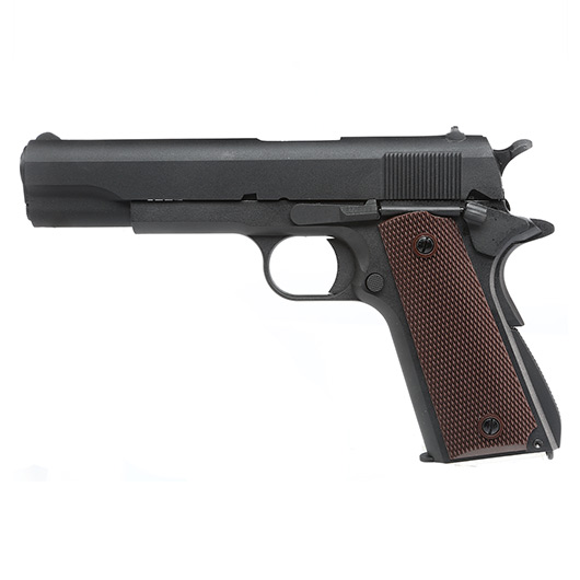 KLI M1911A1 mit Metallschlitten GBB 6mm BB schwarz Bild 1