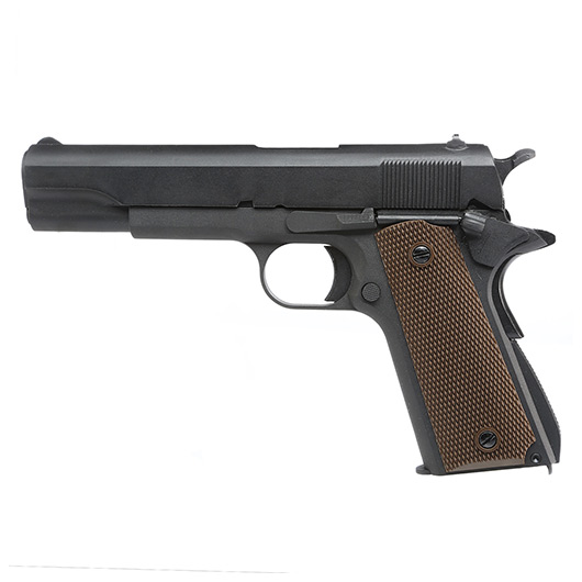 KLI M1911A1 Vollmetall GBB 6mm BB schwarz Bild 1