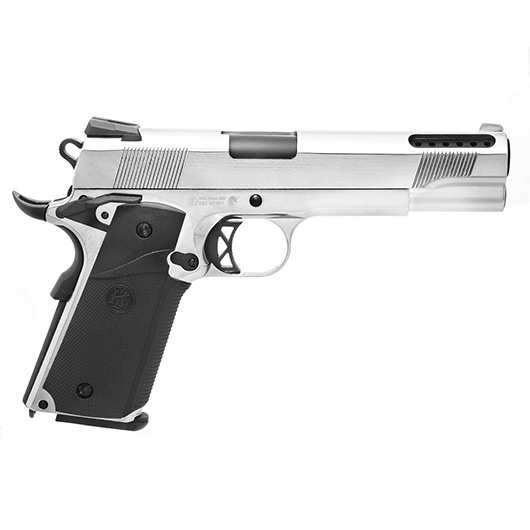 KLI M1911 V12 Vollmetall GBB 6mm BB Platinum Chrome-Finish Bild 3