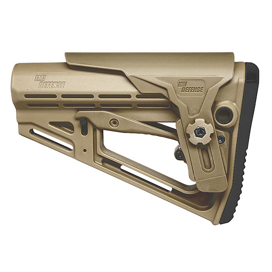 IMI Defense TS-1 Tactical Schaft mit verstellb. Wangenauflage Tan Bild 1