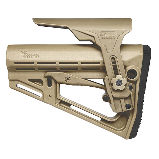 IMI Defense TS-1 Tactical Schaft mit verstellb. Wangenauflage Tan Bild 2