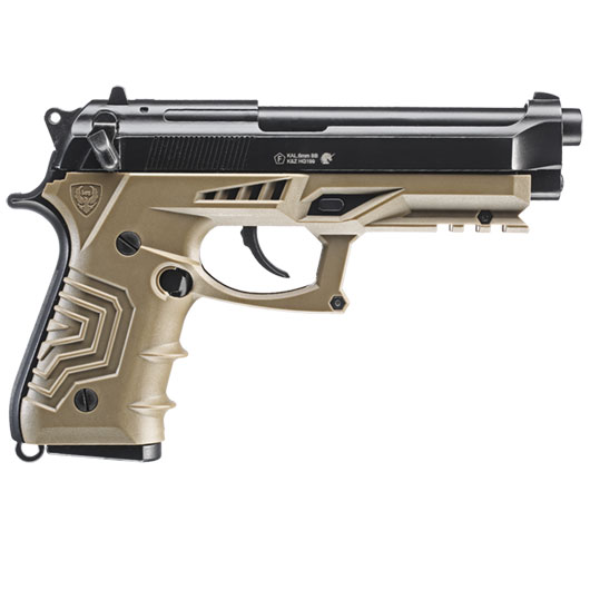 Ersatzteilset HFC M92 GripTac Vollmetall GBB 6mm BB coyote inkl. Pistolenkoffer Bild 3
