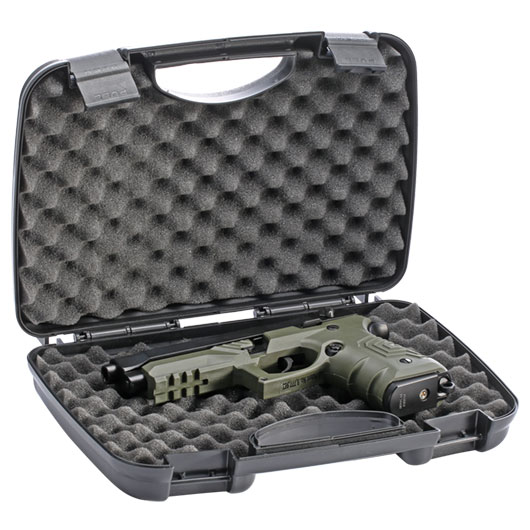 HFC M92 GripTac Airsoftpistole Vollmetall GBB 6mm BB oliv inkl. Pistolenkoffer Bild 7