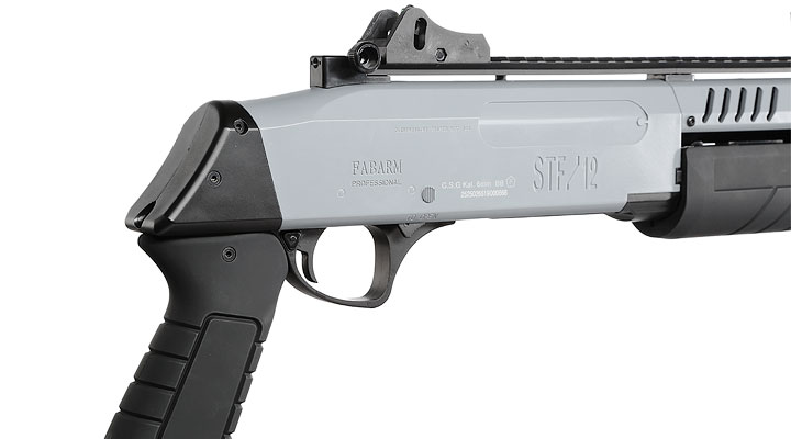 BO Manufacture Fabarm STF12 11 Zoll Shorty Shotgun Springer 6mm BB grau Bild 9