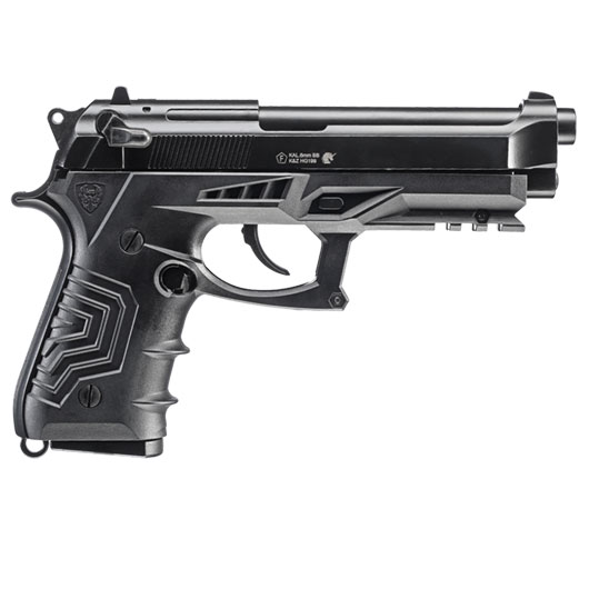 HFC M92 GripTac Vollmetall GBB 6mm BB schwarz inkl. Pistolenkoffer Bild 3