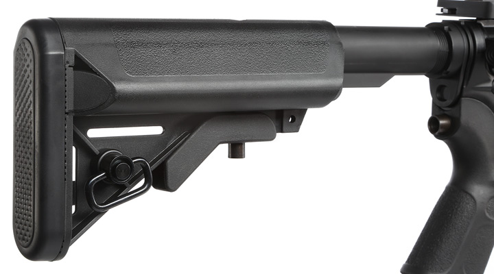 APS M4 12,5 Zoll KeyMod ASR-Series Vollmetall BlowBack S-AEG 6mm BB schwarz Bild 9