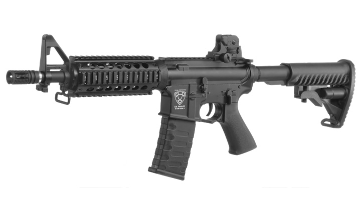 Versandrcklufer APS M4 CQB ASR-Series Vollmetall BlowBack S-AEG 6mm BB schwarz